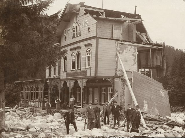 Hotel Deutscher Kaiser ve Špindlerově Mlýně, 30. července 1897.