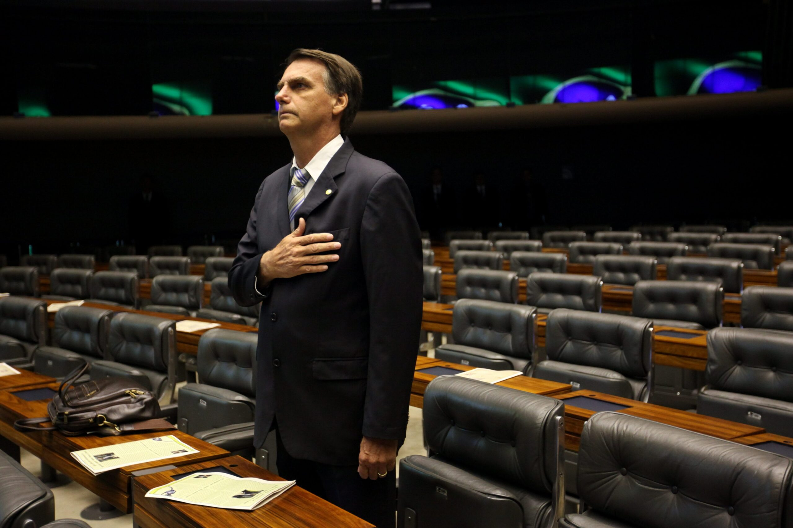 Brazilský poslanec a kandidát na prezidenta Jair Bolsonaro.