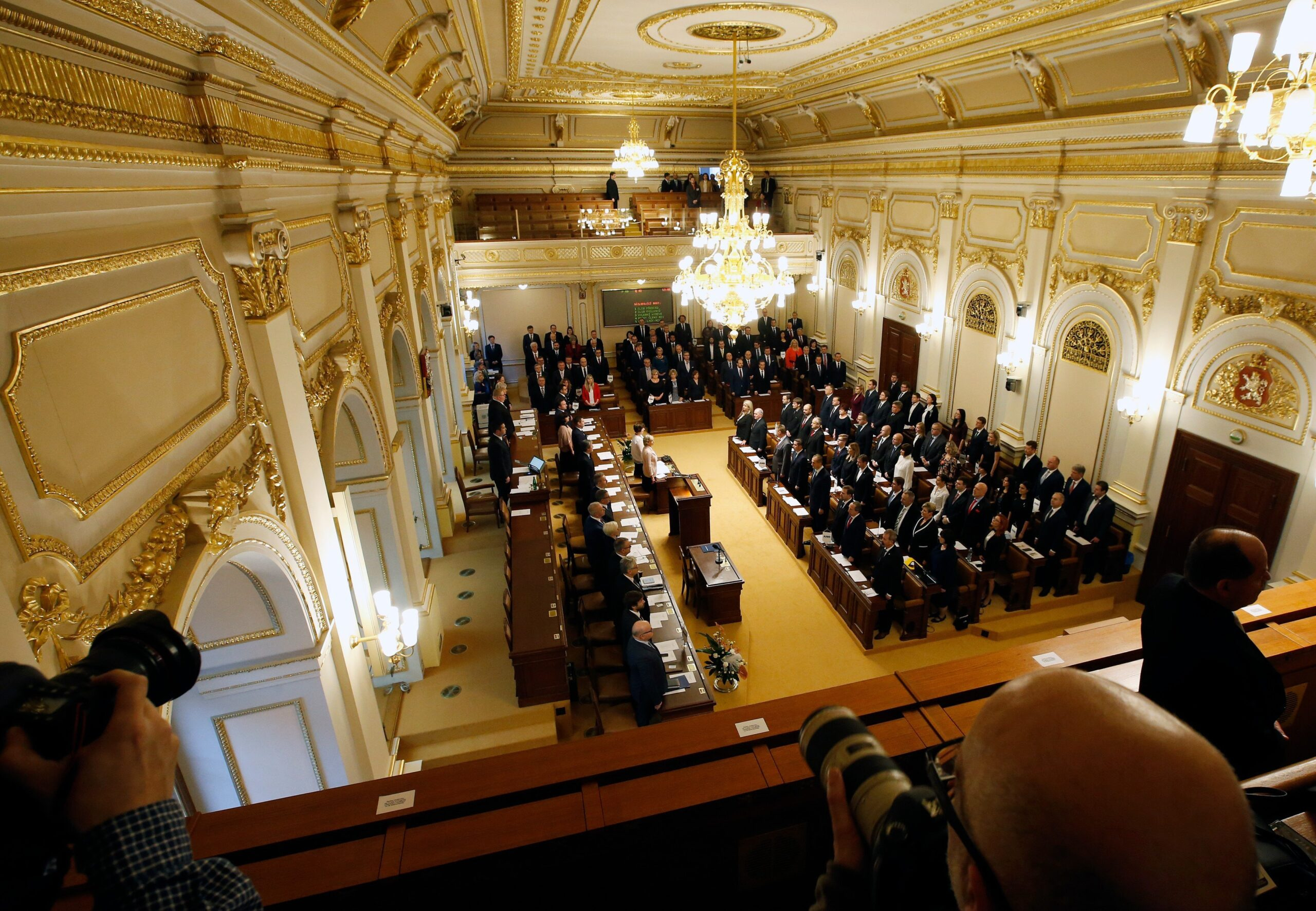 Ustavující zasedání Parlamentu ČR, listopad 2017.