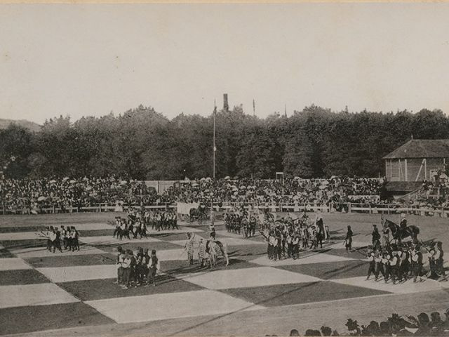 Šachy na Národopisné výstavě českoslovanské, rok 1895.