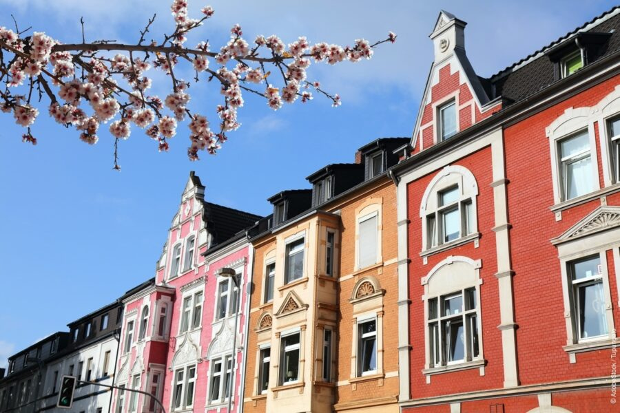 Klasické domy v Gelsenkirchenu 