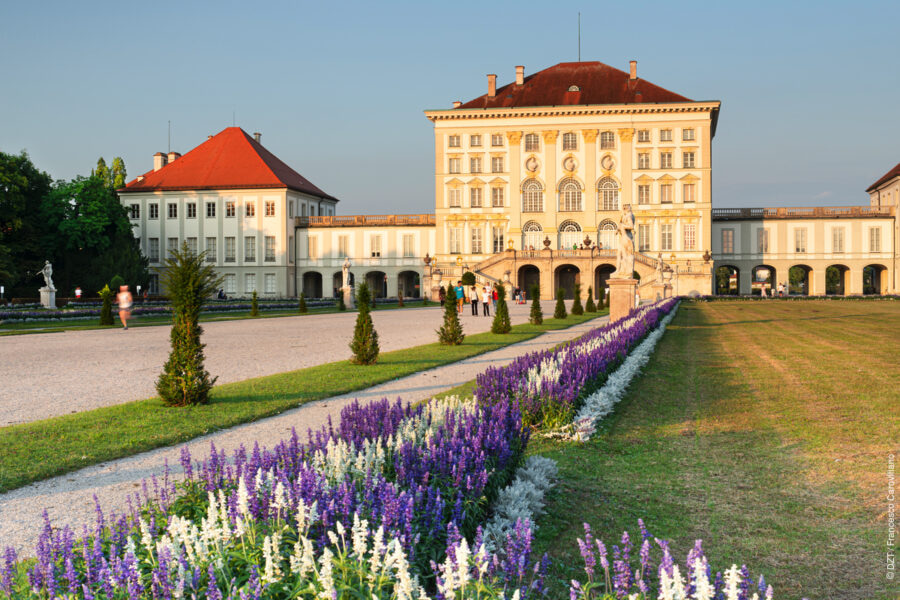 Mnichov: park před palácem Nymphenburg
