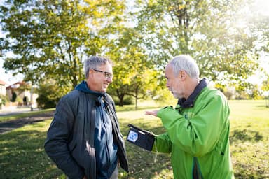 Gratulace v parku