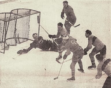 Gólmani nedorazili, v brance zaskočil fanoušek. Jak Belgie zaujala na MS v hokeji 1947