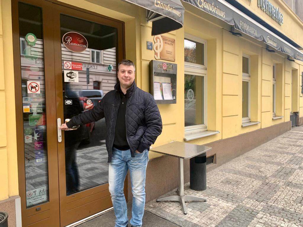 Aleš Drobil, majitel restaurace Formanka