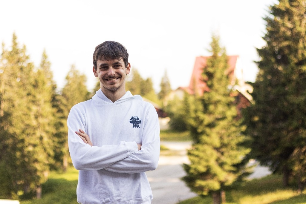Šimon Michalčík - zakladatel nadace Plant-for-the-Planet bojující s klimatickou změnou za pomoci výsadby stromů.