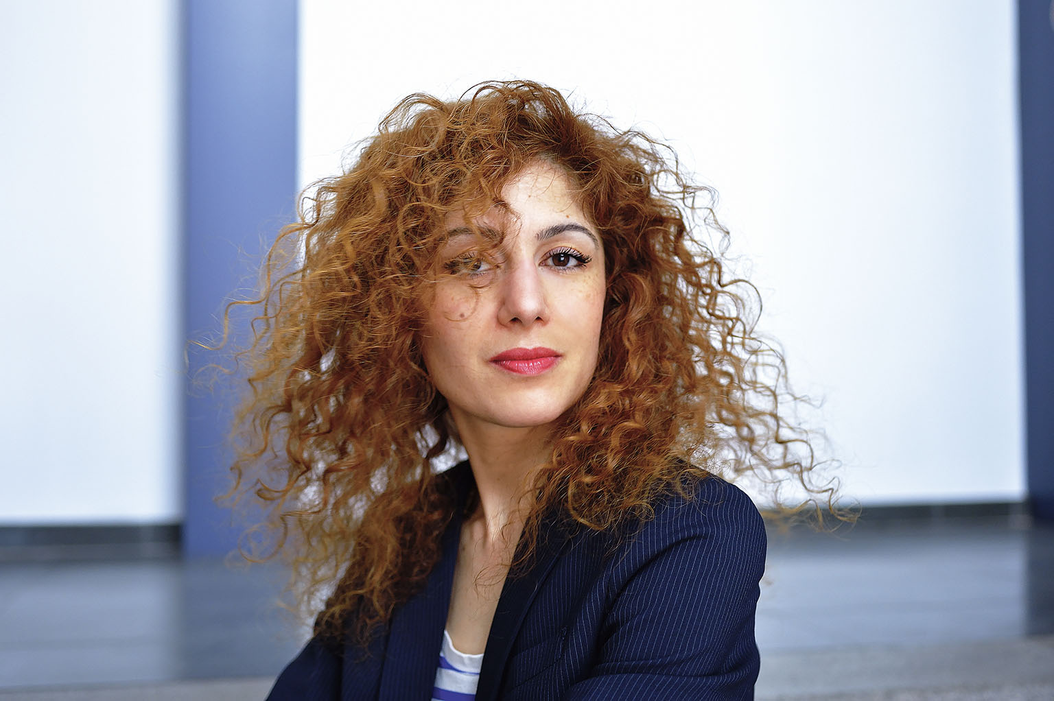 Spisovatelka Abnousse Shalmani