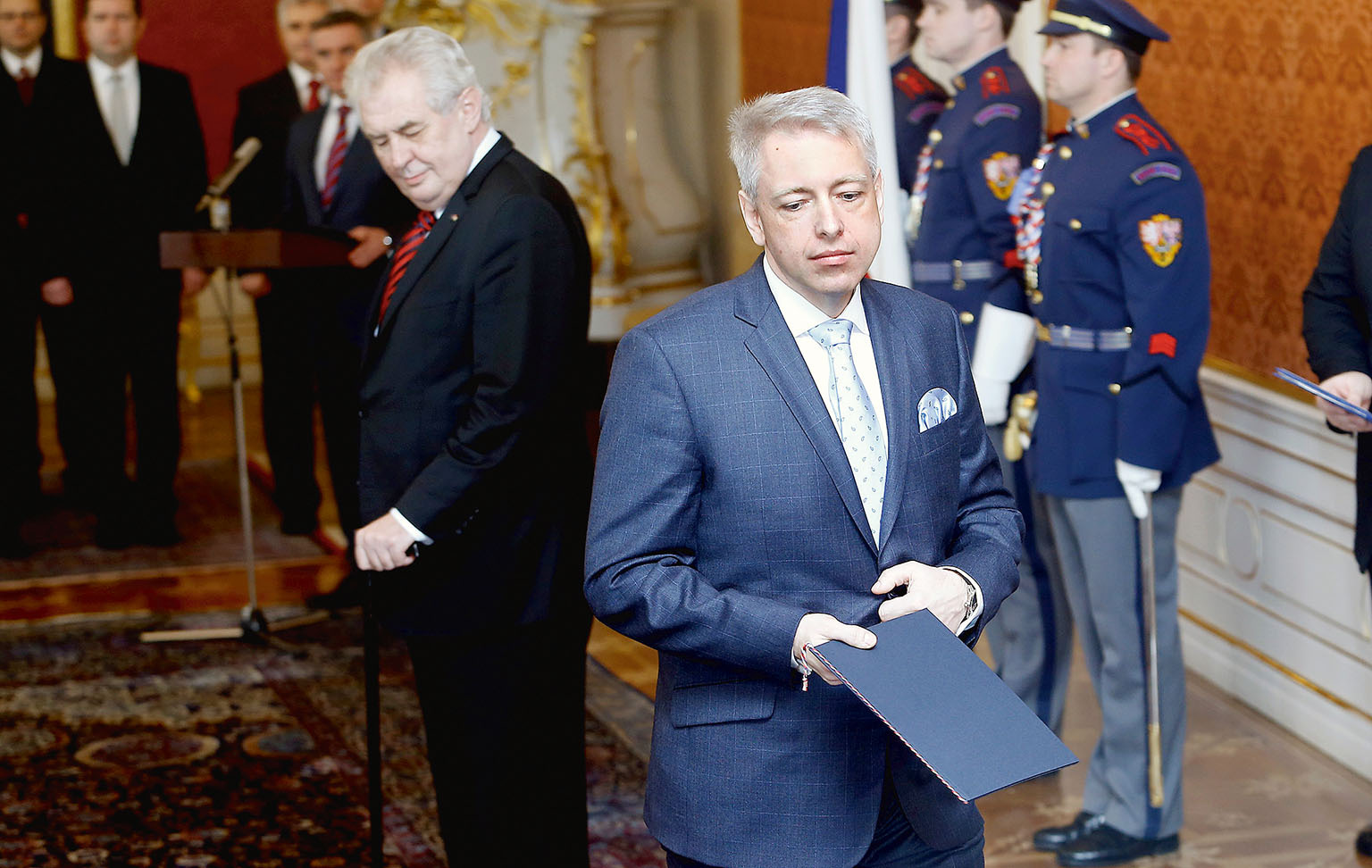 Miloš Zeman a Milan Chovanec.
