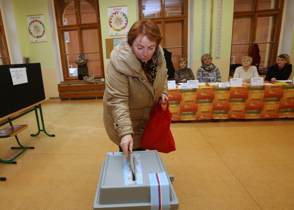 I. kolo prezidenských voleb, sobota 13. ledna 2018.