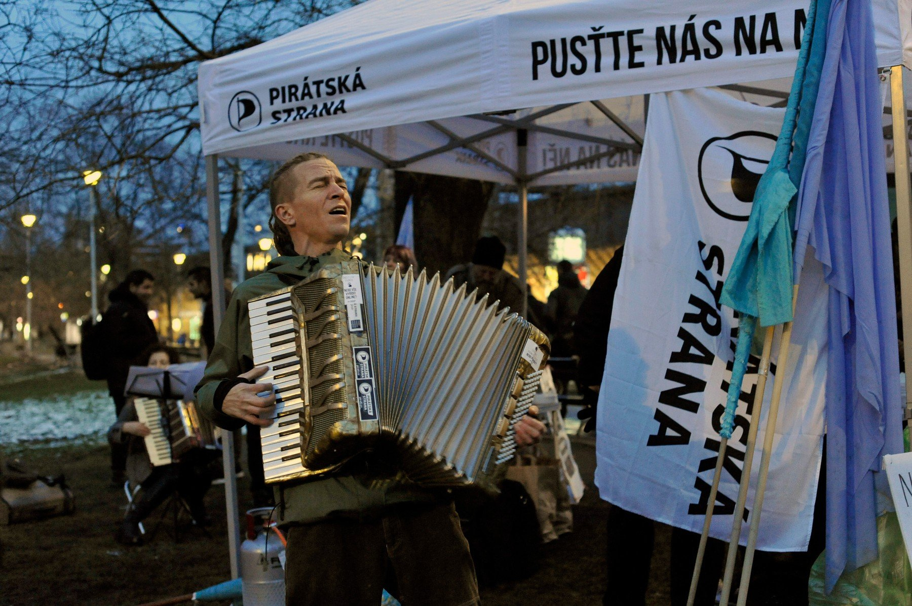 Předseda Pirátů Ivan Bartoš.