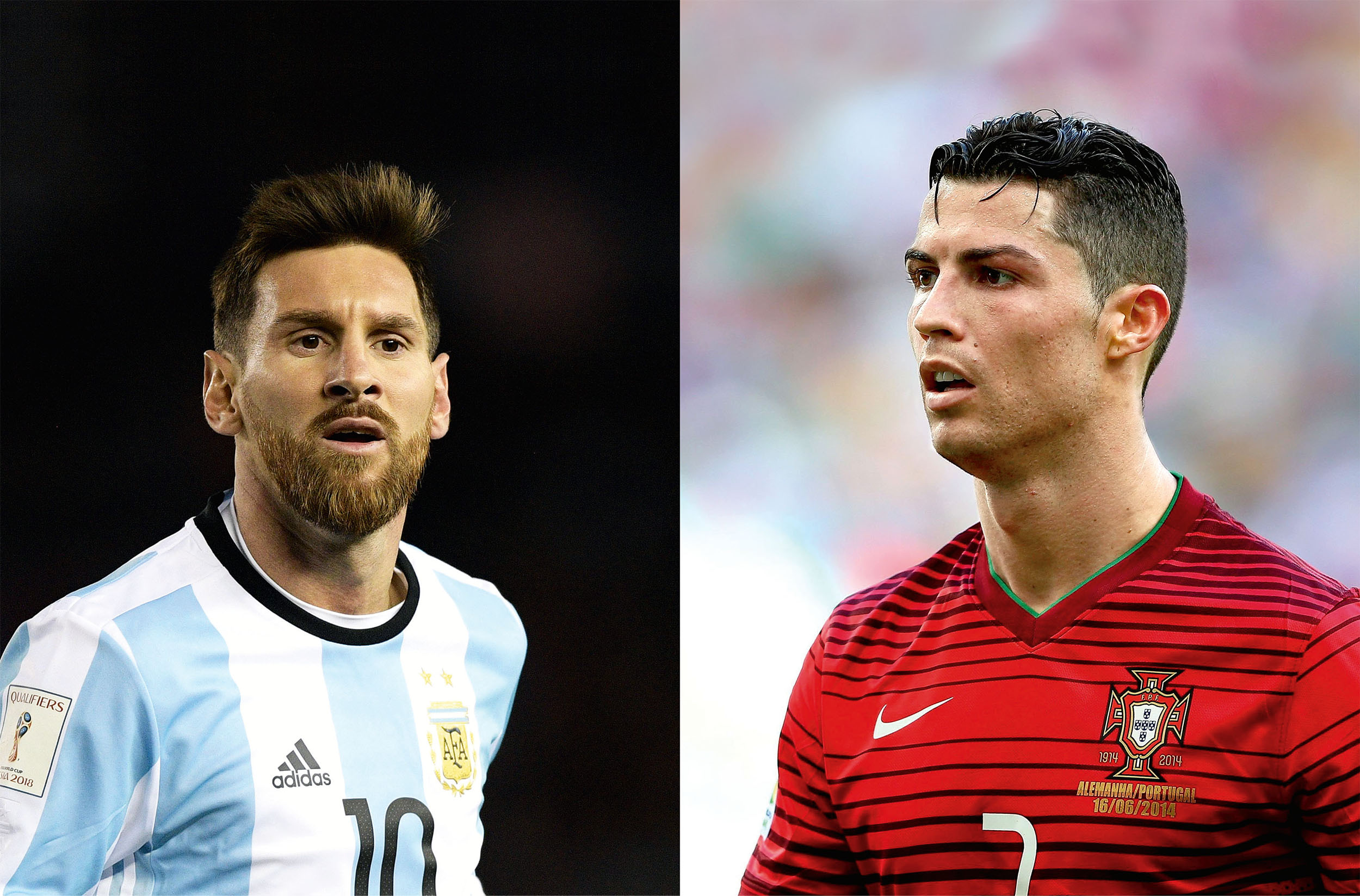 Lionel Messi a Cristiano Ronaldo.