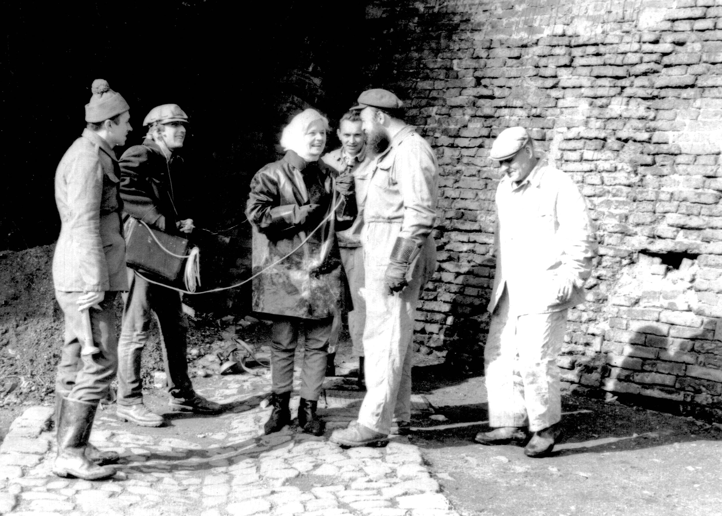 Při natáčení reportáže v roce 1969.