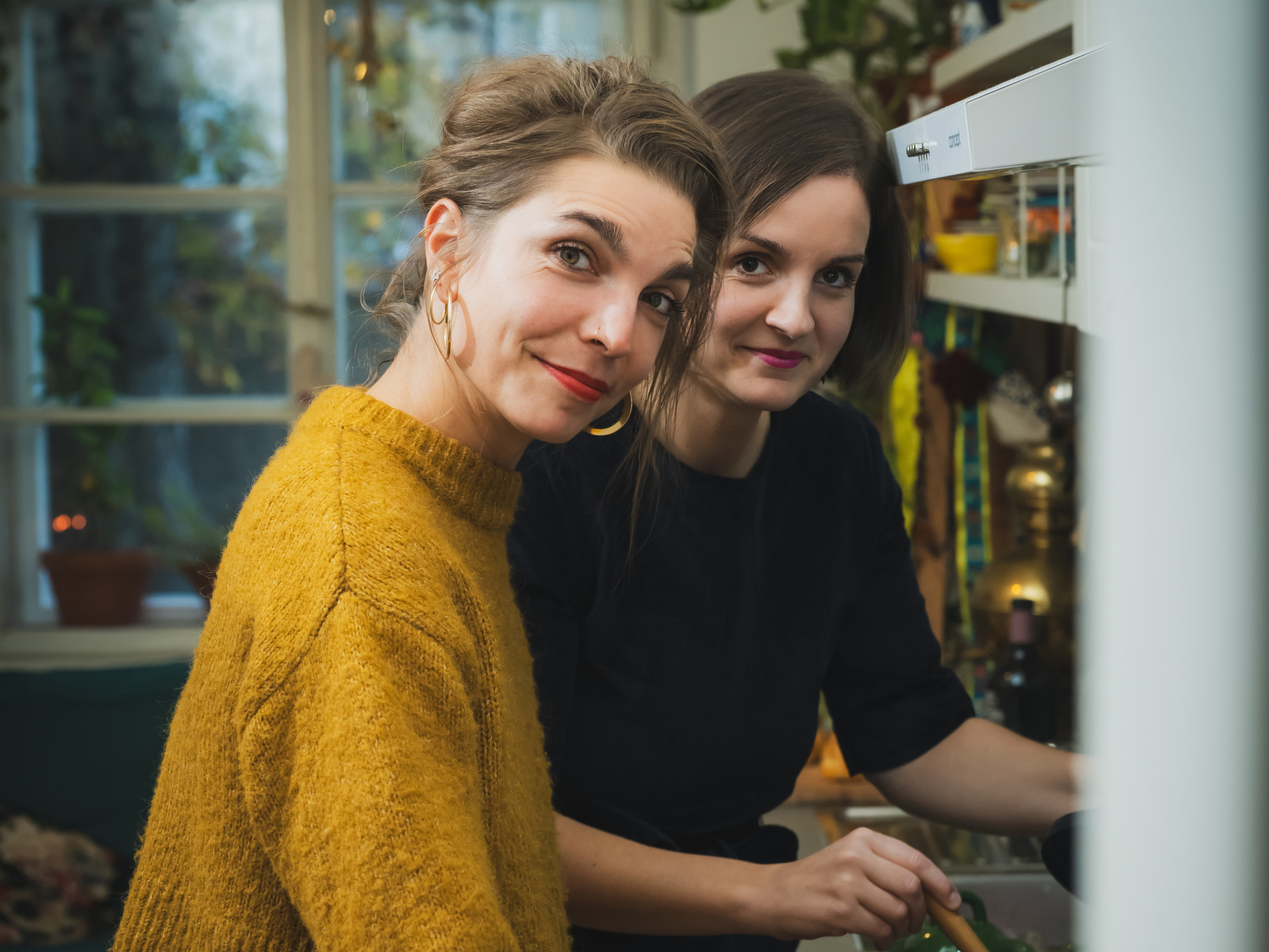 Karolina Kašeová (v popředí) a Alžběta Glancová