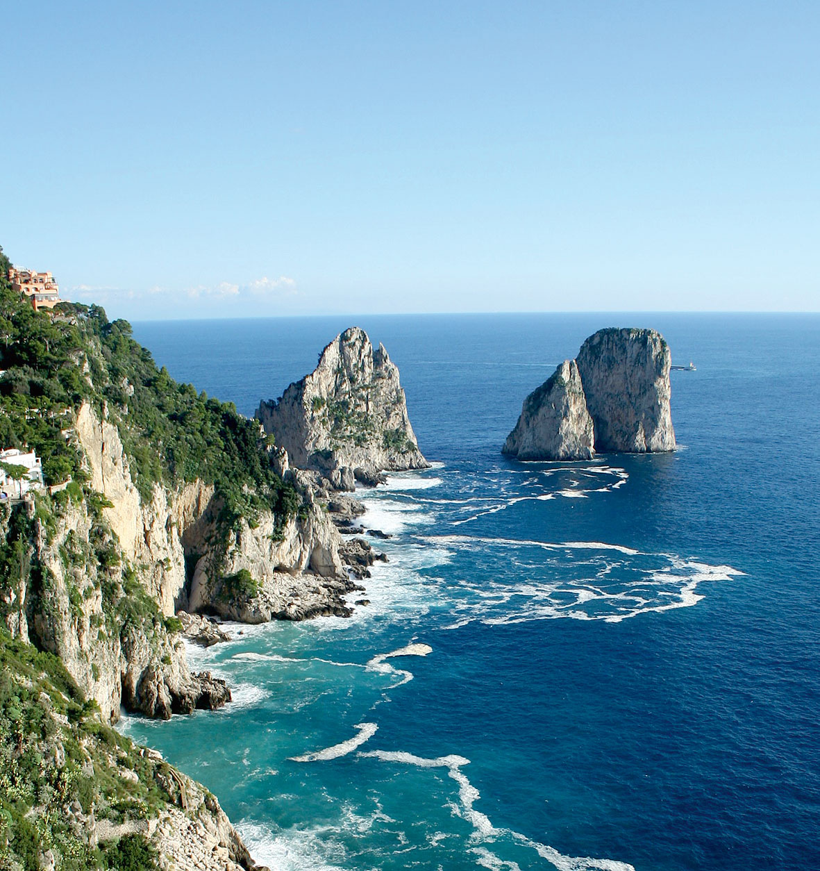 Italský ostrov Capri.