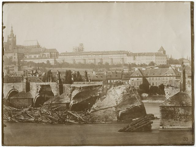 Karlův most, 4. září 1890.