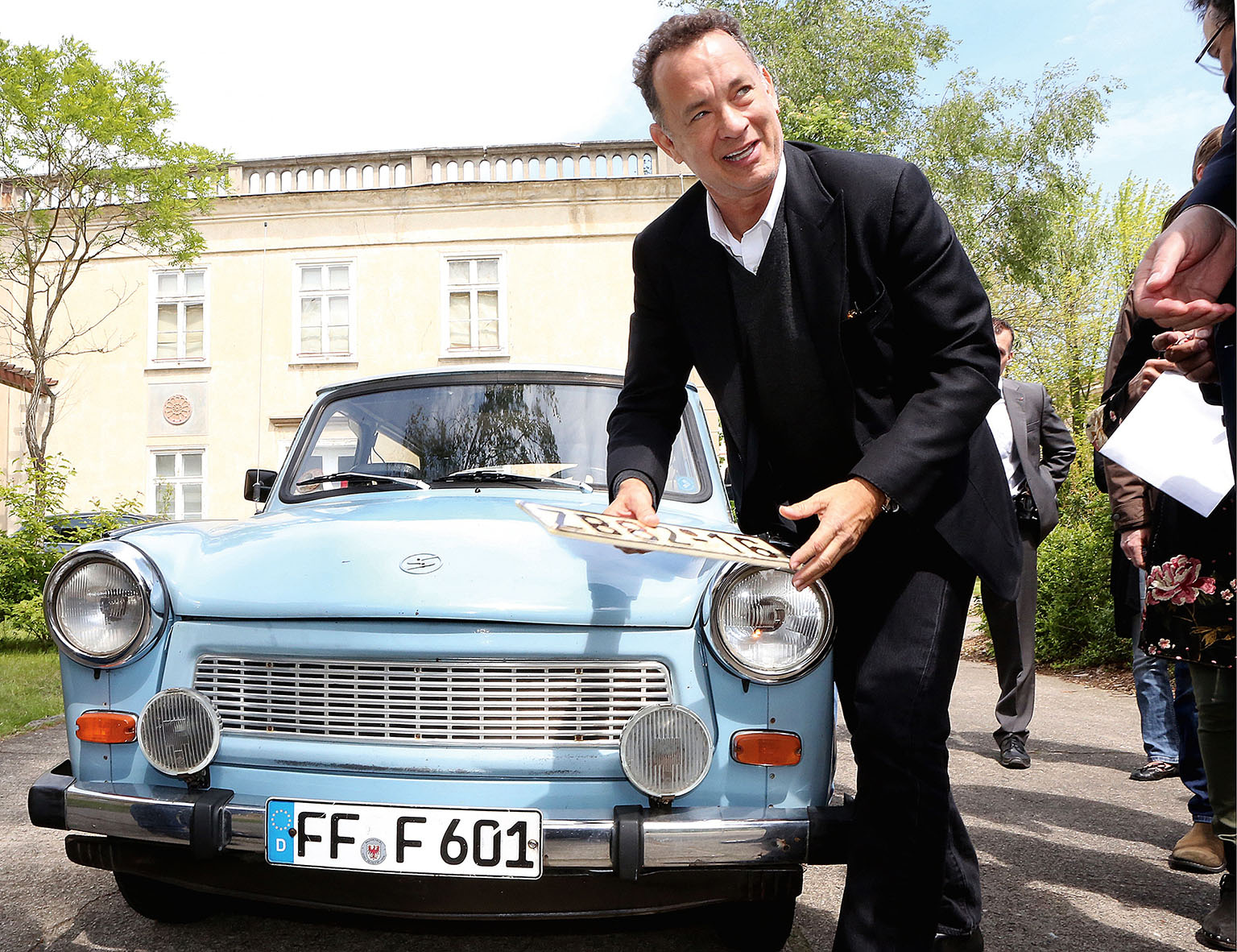 Tom Hanks se svezl v legendárním východoněmeckém umělohmotném trabantu právě tady, v Eisenhüttenstadtu.
