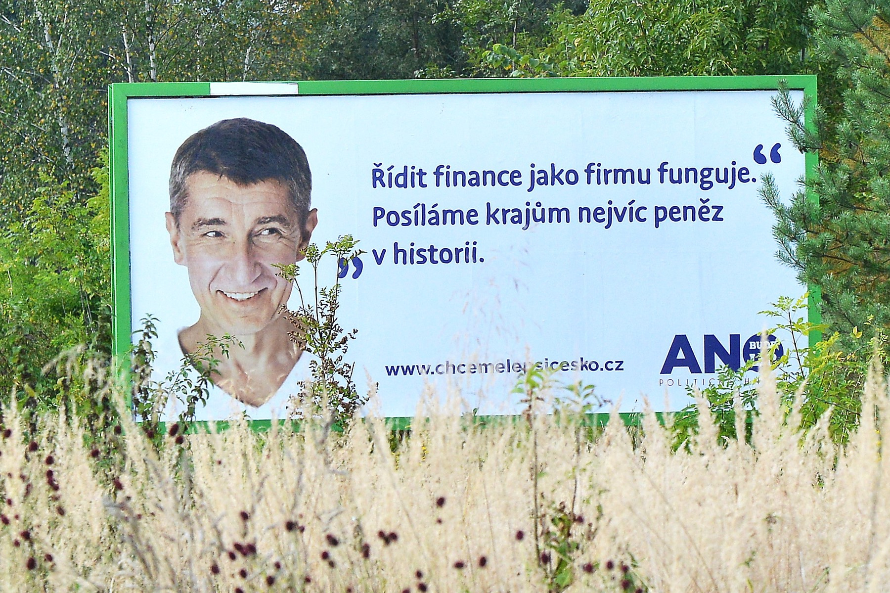 Kampaň před krajskými volbami na podzim 2016.