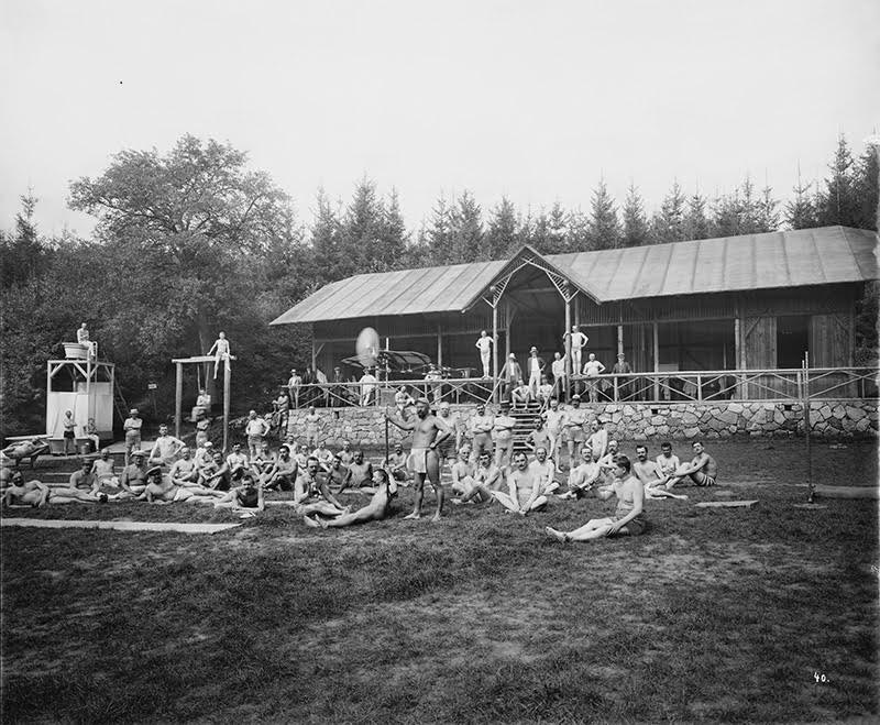 Vzdušné lázně v Luhačovicích, léto 1910