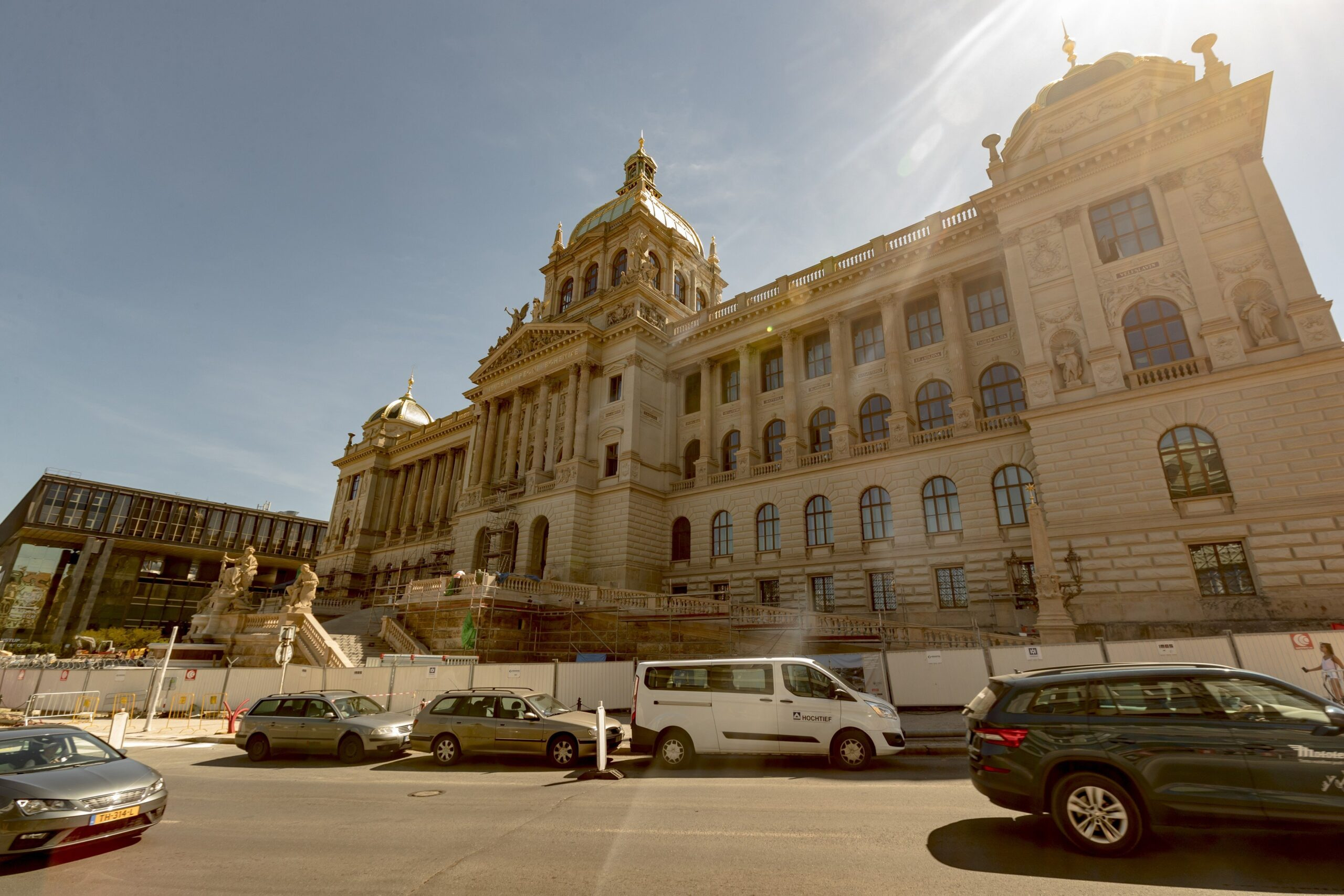 Národní muzeum v Praze v závěru rekonstrukce.