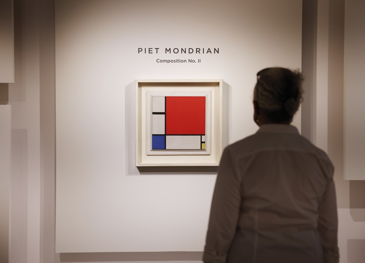 Jedno z děl Pieta Mondriana.