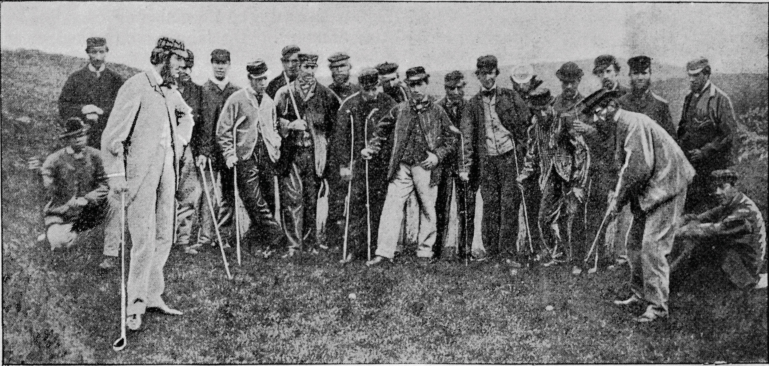 Snímek popisovaného zápasu se bohužel nedochoval, tento snímek pochází ze 17. května 1867.